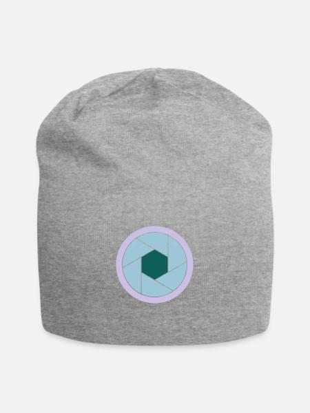 Blende - Jersey-Beanie - Grau meliert
