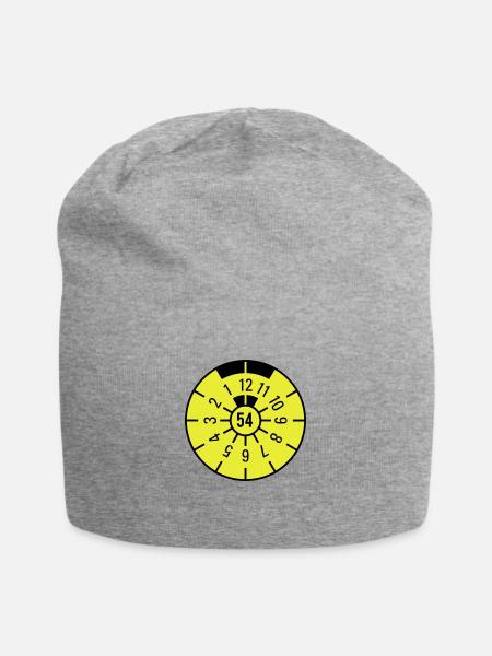 TÜV 1954 - Jersey-Beanie - Grau meliert