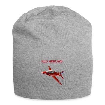 Red Arrows Hawk - Jersey Beanie - heather grey - Front
