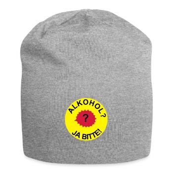 L'alcool oui s'il vous plaît! - Bonnet en jersey - gris chiné - Devant