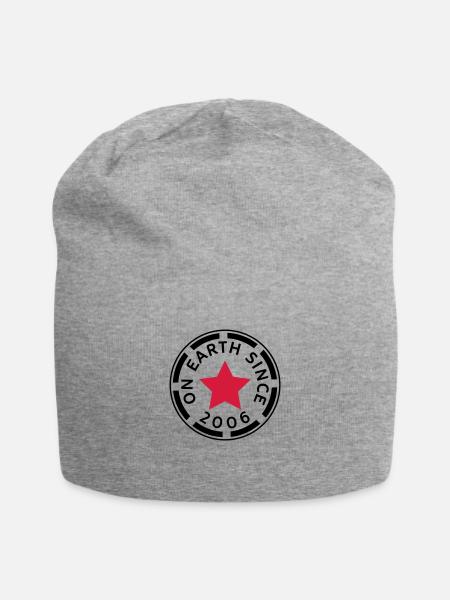 on earth since 2006 (de) - Jersey-Beanie - Grau meliert