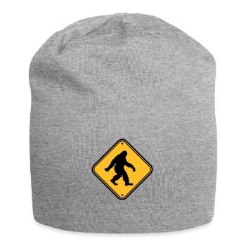 Bouclier note danger mise en garde zone de mise en garde warnun - Bonnet en jersey - gris chiné - Devant