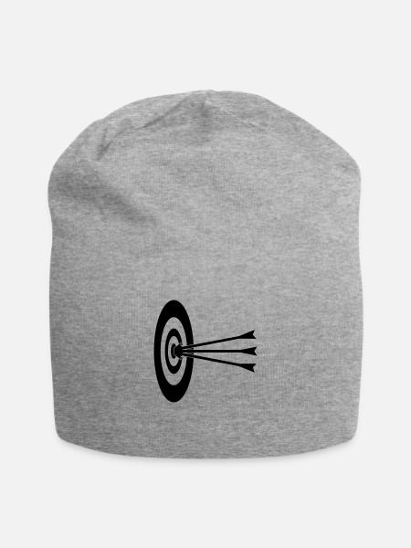 Archery Design - Jersey-Beanie - Grau meliert