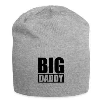 Logo du père père Big Daddy père héros de la journ - Bonnet en jersey - gris chiné - Devant