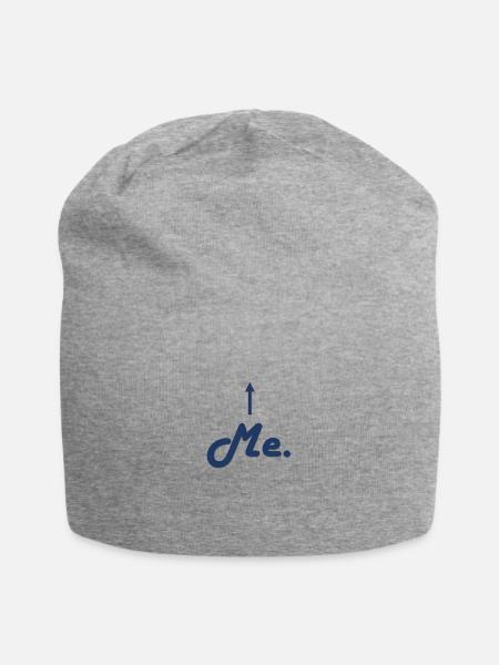 Me - Jersey-Beanie - Grau meliert