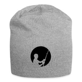 Pechsauger Linie Stock - Jersey-Beanie - Grau meliert - Vorne