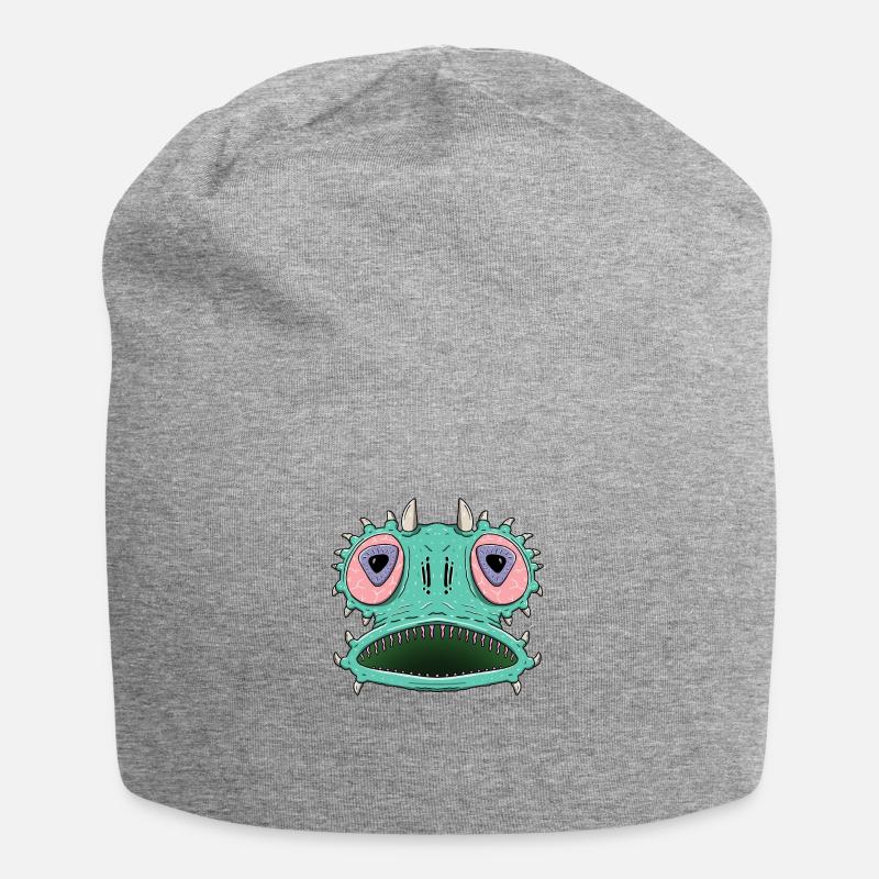 Alien - Jersey-Beanie - Grau meliert