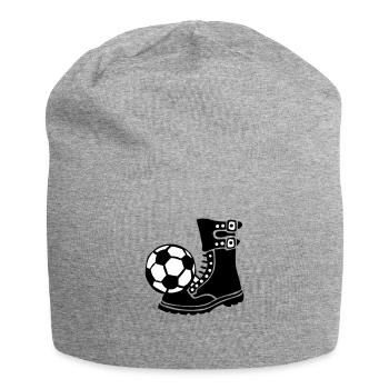 football rangers military shoe ball - Jersey Beanie - heather grey - Front