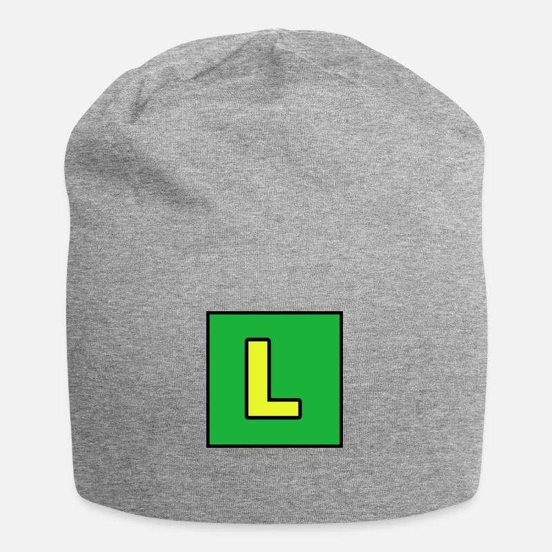 Luigui - Jersey-Beanie - Grau meliert