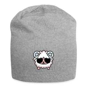 Geiler Bock - Jersey-Beanie - Grau meliert - Vorne
