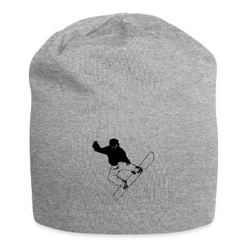 Snowboarding - Snowboarder - Jersey-Beanie - Grau meliert - Vorne
