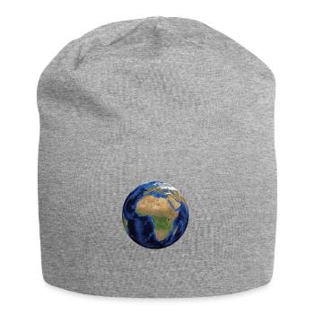 Carry the world with you - Jersey Beanie - heather grey - Front