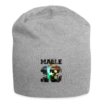 malle 18 colors - Jersey-Beanie - Grau meliert - Vorne
