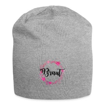 braut kranz - Jersey-Beanie - Grau meliert - Vorne