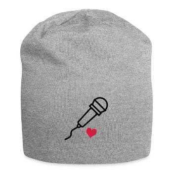sing - Jersey Beanie - heather grey - Front