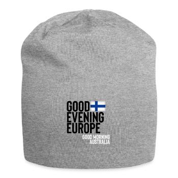 finland - Jersey Beanie - heather grey - Front