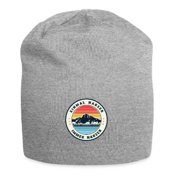 Einmal Harzer, Immer Harzer - Jersey-Beanie - Grau meliert - Vorne