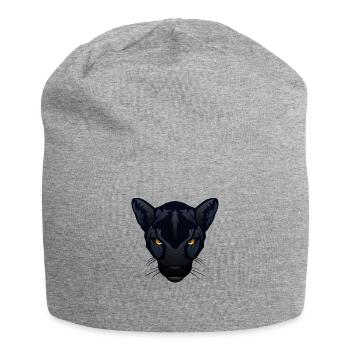 jaguar panthere animal sauvage - Bonnet en jersey - gris chiné - Devant