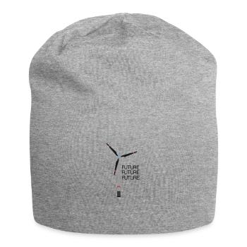 Windrad - Jersey-Beanie - Grau meliert - Vorne