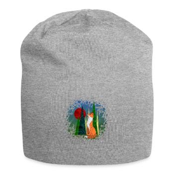 Renard - Bonnet en jersey - gris chiné - Devant