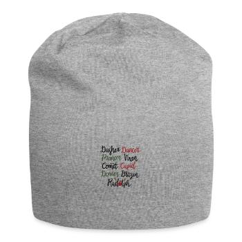 reindeer names - Jersey Beanie - heather grey - Front