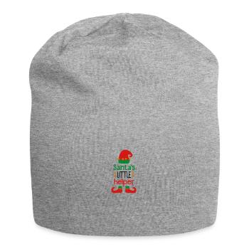 Sanats little Helper - Jersey Beanie - heather grey - Front