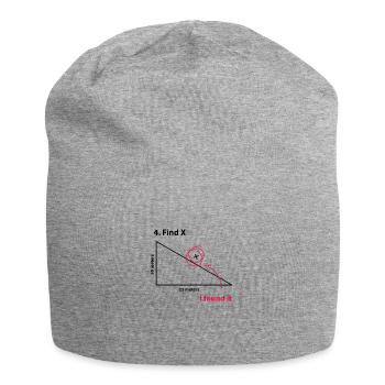 Trouver X - Bonnet en jersey - gris chiné - Devant