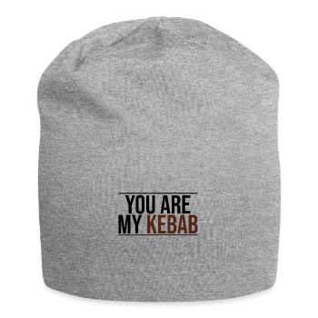 tu es mon kebab - Bonnet en jersey - gris chiné - Devant