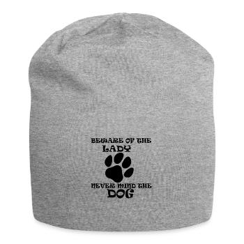 Chien chien - Bonnet en jersey - gris chiné - Devant