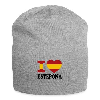 J’aime Estepona - Bonnet en jersey - gris chiné - Devant