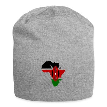 Kenya - Bonnet en jersey - gris chiné - Devant