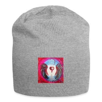 Heart Angel "Soul Salvation" - Jersey Beanie - heather grey - Front