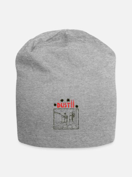DUST III - Jersey-Beanie - Grau meliert