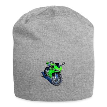 Moto Sport Vert - Bonnet en jersey - gris chiné - Devant