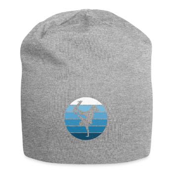 Skateboarder Skateboarden Skater Skateboard Herren - Jersey-Beanie - Grau meliert - Vorne