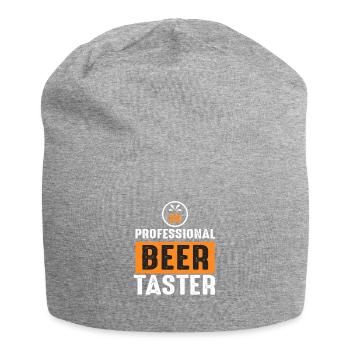 Beer slogan Professional Beer Taster - Jersey Beanie - heather grey - Front