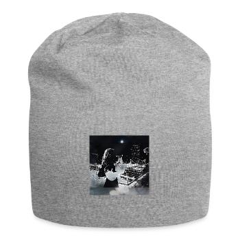 Vagabond au clair de lune - Bonnet en jersey - gris chiné - Devant
