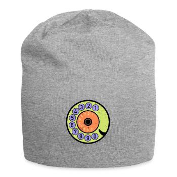Cadran coloré Vintage Retro Phone Nostalgia - Bonnet en jersey - gris chiné - Devant