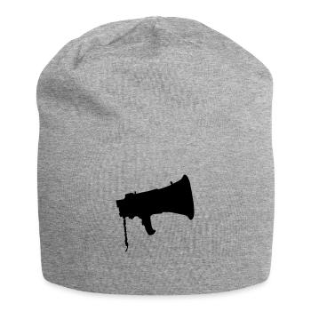 Icône Megafon Symbole de propagande - Bonnet en jersey - gris chiné - Devant