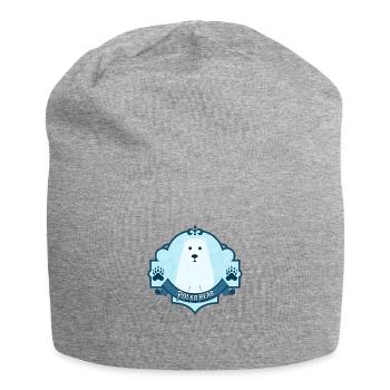 Polar bear - Jersey Beanie - heather grey - Front
