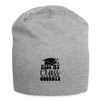 Kiss My Class Goodbye - Jersey Beanie - heather grey - Front