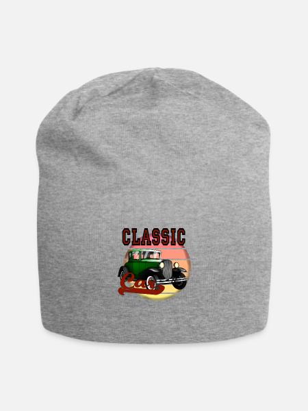 Classic Car - Jersey-Beanie - Grau meliert