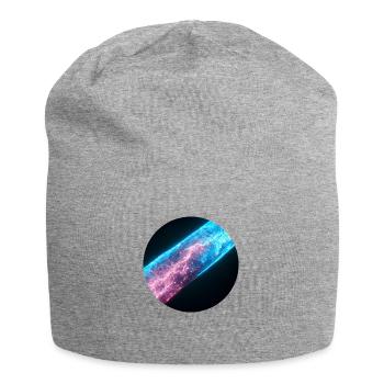 Flash in red and blue color - Jersey Beanie - heather grey - Front