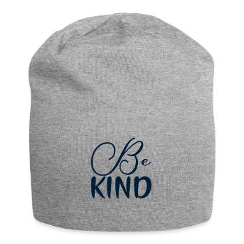 Soyez enfant - Bonnet en jersey - gris chiné - Devant