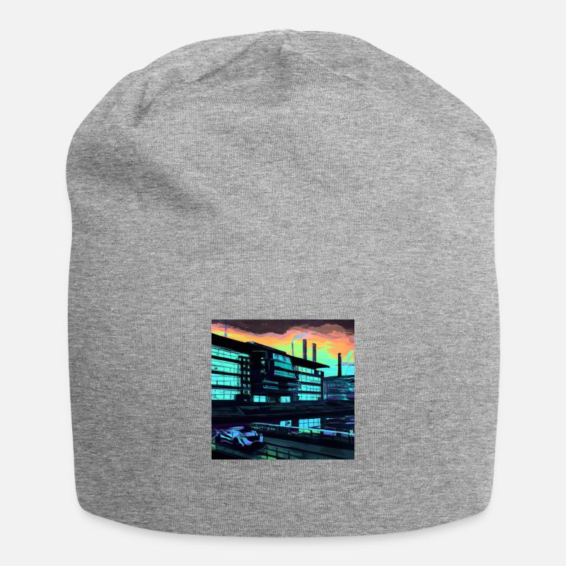 Stuttgart-2 theme - Jersey Beanie - heather grey