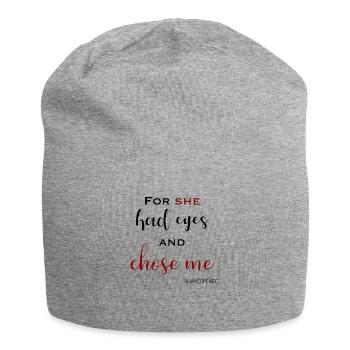 Shakespeare's phrase - Jersey Beanie - heather grey - Front