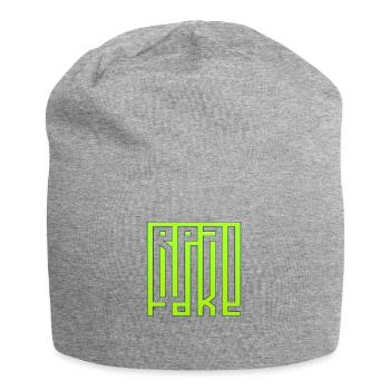 penser fausses pensées positives méditation heureuse - Bonnet en jersey - gris chiné - Devant