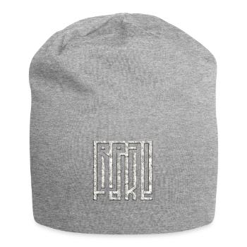 penser fausses pensées positives méditation heureuse - Bonnet en jersey - gris chiné - Devant