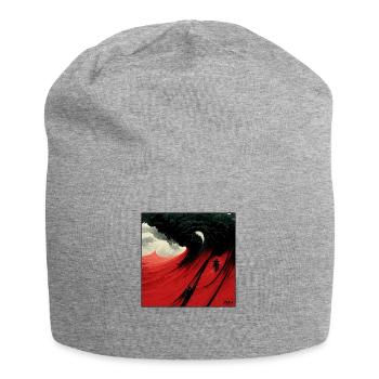 red sky - Bonnet en jersey - gris chiné - Devant