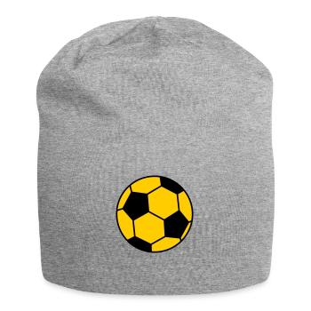 Football Ball - Jersey Beanie - heather grey - Front